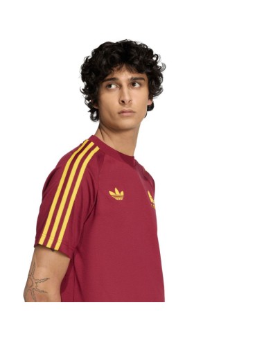 Men's adidas AS Roma Originals Tee burgundy JZ7185
