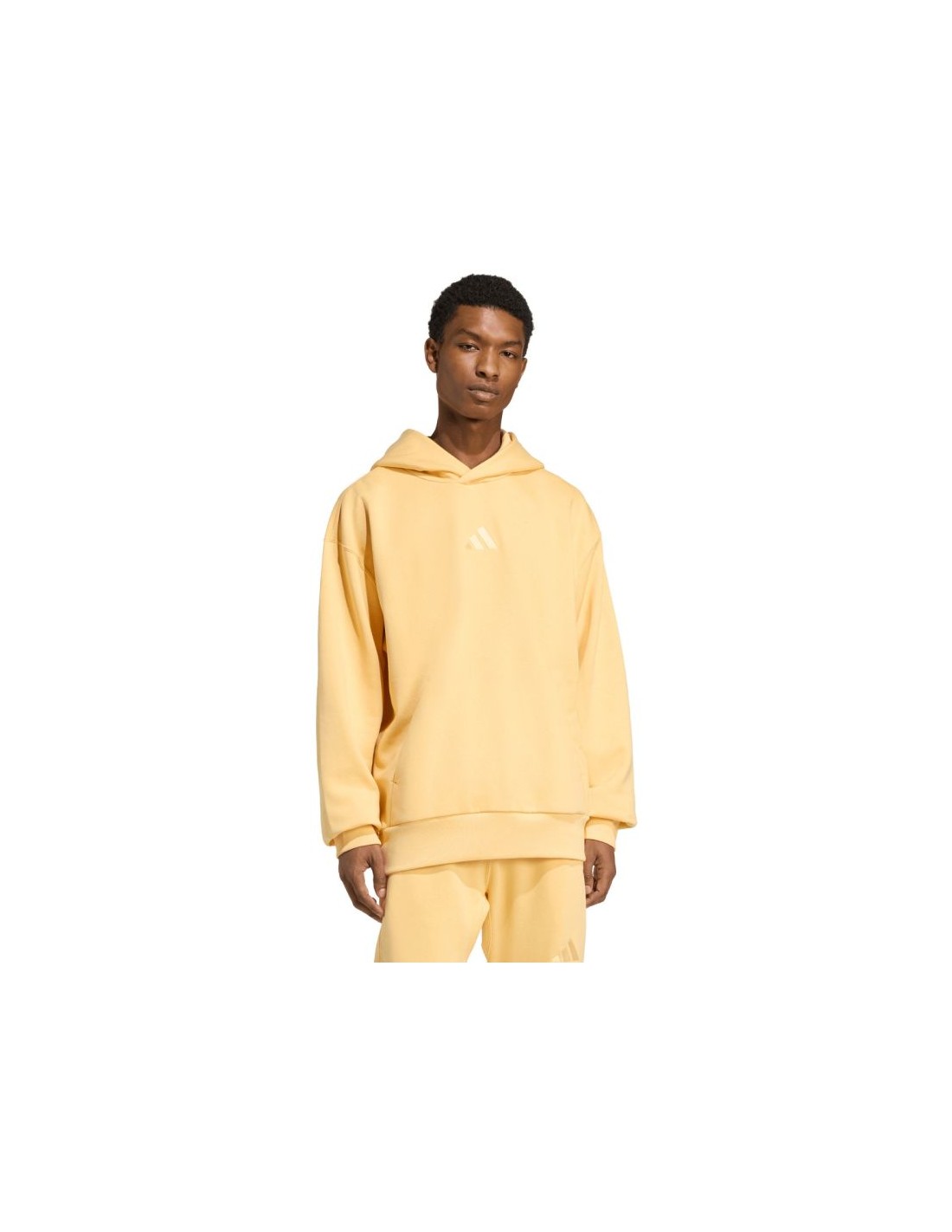 Men's adidas All Szn Fleece Hoodie Yellow KT3105
