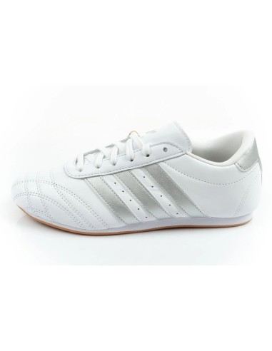 Adidas women's sports shoes Taekwondo Lace white fashionable leather