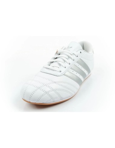 Adidas women's sports shoes Taekwondo Lace white fashionable leather