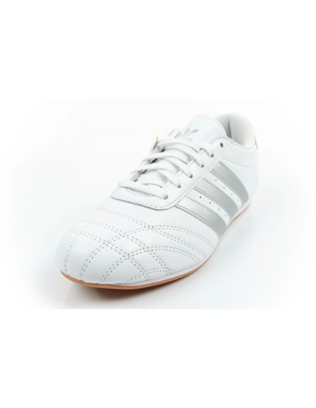Adidas women's sports shoes Taekwondo Lace white fashionable leather