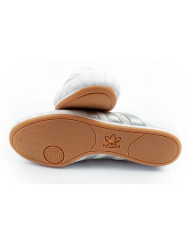 Adidas women's sports shoes Taekwondo Lace white fashionable leather