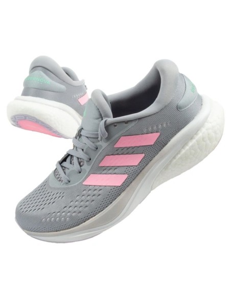 Adidas women's sports shoes Supernova 2 sneakers gray light