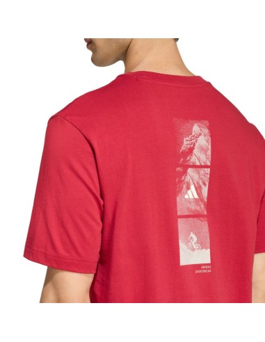 adidas Outdoor Mountain Biking Graphic Men's TShirt Red KB2538