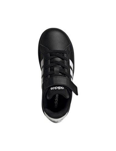 Adidas Grand Court 30 Kids Shoes Black and White KJ4369