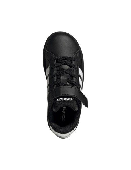 Adidas Grand Court 30 Kids Shoes Black and White KJ4369