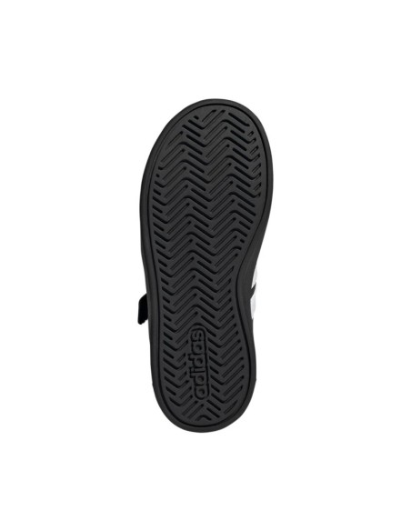 Adidas Grand Court 30 Kids Shoes Black and White KJ4369