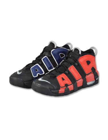 Nike Air More Uptempo Men's Sports Shoes Black Red Navy DM0017001