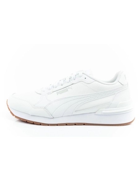 Puma ST Runner v4 sports shoes sneakers men's white leather fashionable