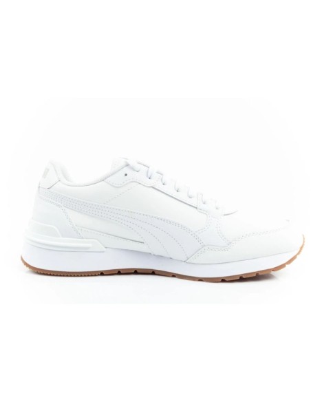 Puma ST Runner v4 sports shoes sneakers men's white leather fashionable