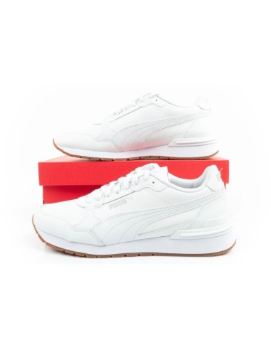 Puma ST Runner v4 sports shoes sneakers men's white leather fashionable