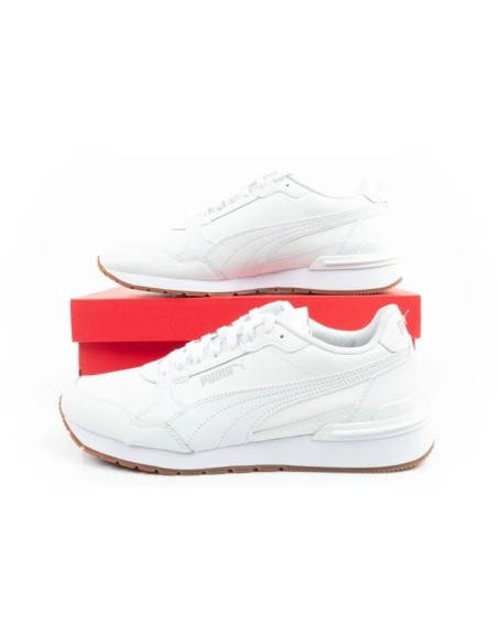 Puma ST Runner v4 sports shoes sneakers men's white leather fashionable