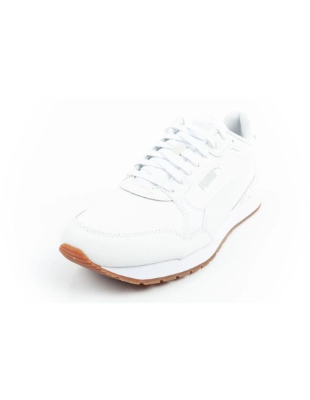 Puma ST Runner v4 sports shoes sneakers men's white leather fashionable
