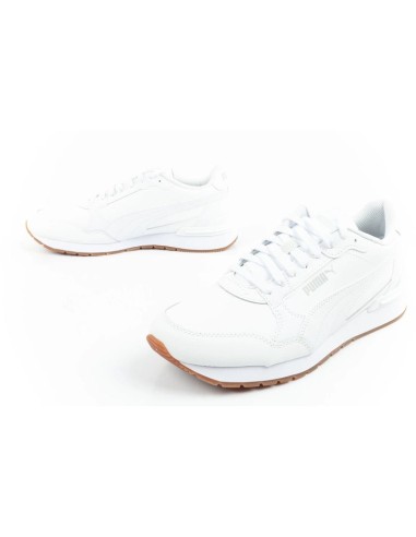 Puma ST Runner v4 sports shoes sneakers men's white leather fashionable