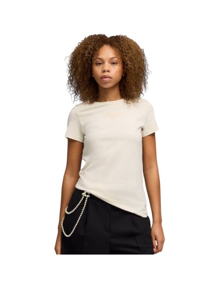 Puma ESS Script Tee Women's TShirt Beige 691760 87