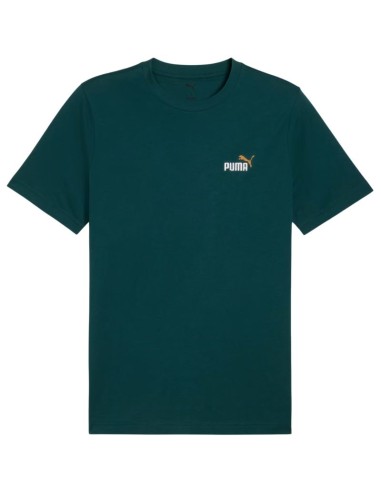 Puma Ess 2 Color Small No 1 Logo Tee Sea Green 684717 75