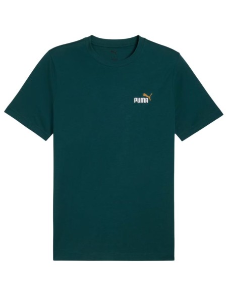 Puma Ess 2 Color Small No 1 Logo Tee Sea Green 684717 75