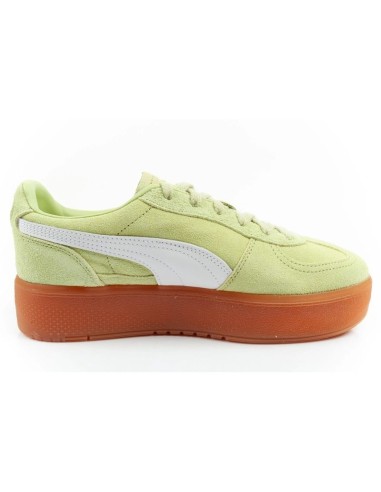 Puma women's shoes sports sneakers Palermo platform fashionable green