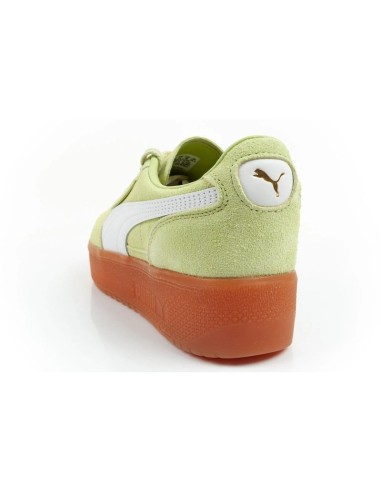 Puma women's shoes sports sneakers Palermo platform fashionable green