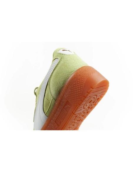 Puma women's shoes sports sneakers Palermo platform fashionable green