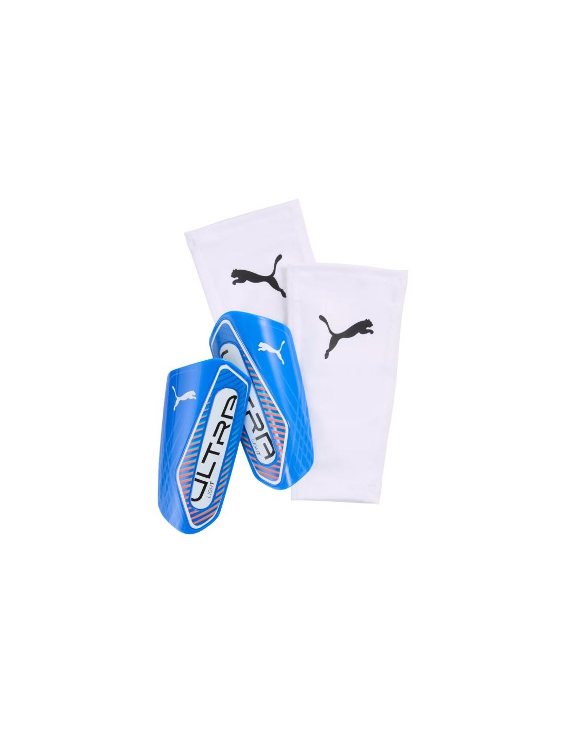 Puma Ultra Light Sleeve Football Shin Guards Blue 30989 04