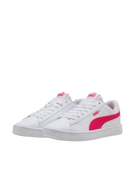 Puma Rickie Classic children's shoes white and pink 394252 24