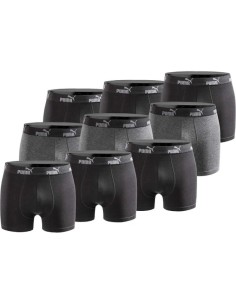 Puma Men's Boxer Briefs 9Pack Black Gray Comfortable Cotton