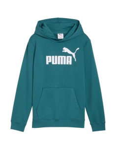 Puma ESS No 1 Logo Hoodie for Kids Green 684909 41