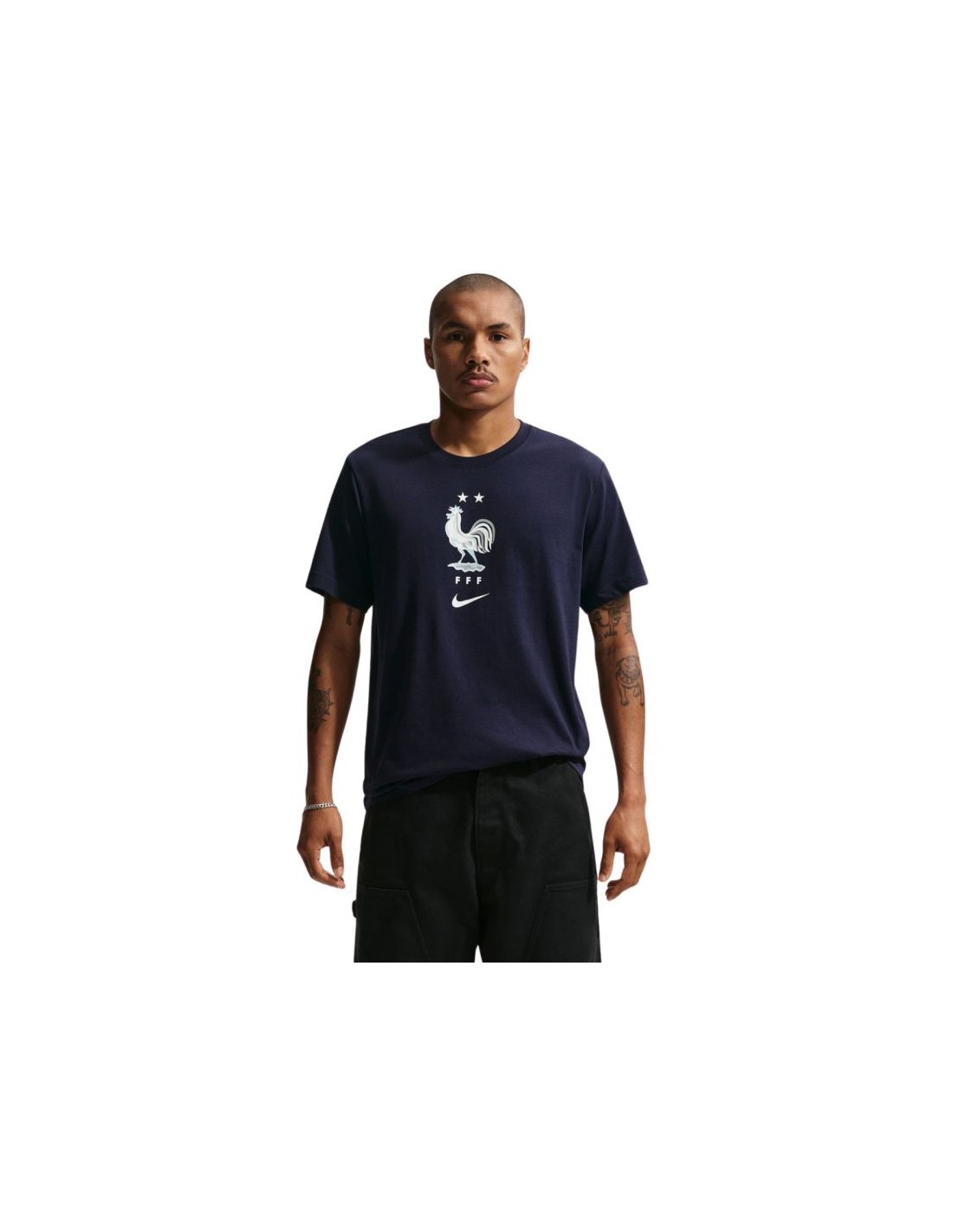 Nike FFF Soccer Men's TShirt Navy Blue IH2181 498