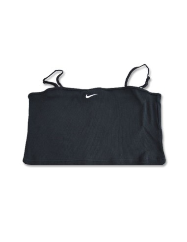 Nike Sportswear Essential Rib Crop Top Women's BlackWhite DM6737010