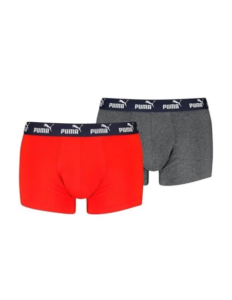 Puma men's boxer briefs 2Pack red gray comfortable cotton