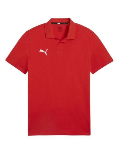 Puma Team Goal Casuals Polo Shirt Red 658605 01
