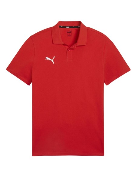Puma Team Goal Casuals Polo Shirt Red 658605 01
