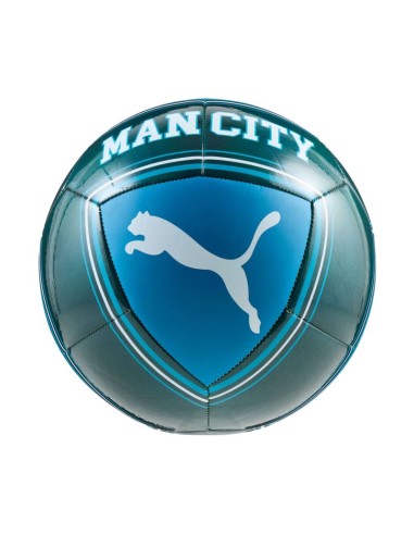 Puma MCFC Culture Football Turquoise Blue 84976 13