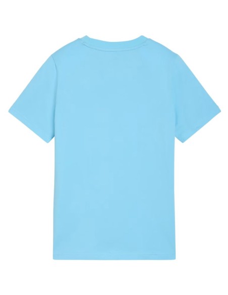 Puma ESS Small No 1 Logo Centered Tee for Kids Blue 692975 45
