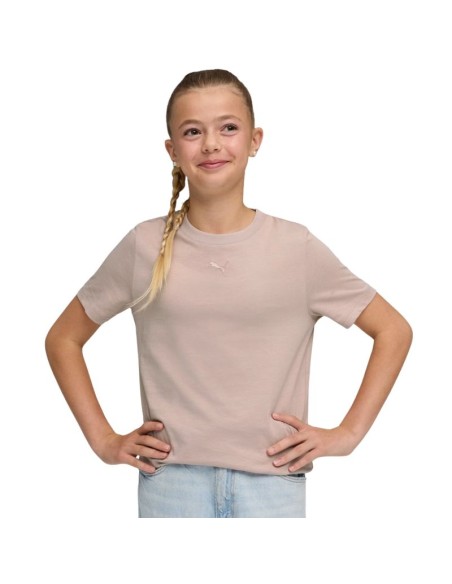 Puma ESS Centered Cat Logo Tee for kids pink 692972 89