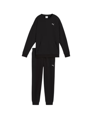 Puma Relaxed Sweat Suit Women's Tracksuit Black 691900 01