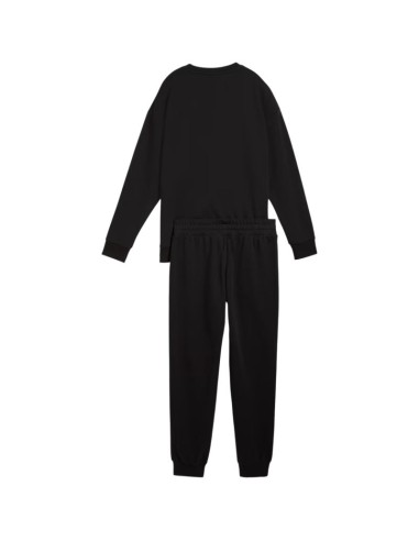 Puma Relaxed Sweat Suit Women's Tracksuit Black 691900 01