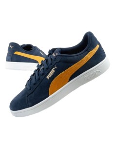 Puma men's sports shoes sneakers Smash 30 leather classic fashionable navy blue