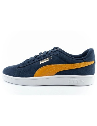 Puma men's sports shoes sneakers Smash 30 leather classic fashionable navy blue
