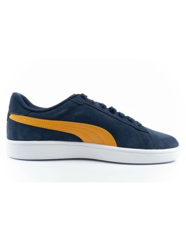 Puma men's sports shoes sneakers Smash 30 leather classic fashionable navy blue