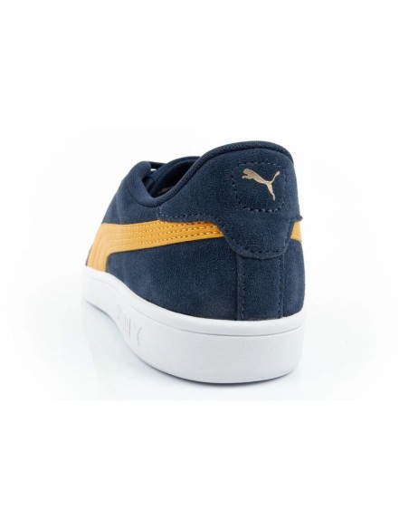 Puma men's sports shoes sneakers Smash 30 leather classic fashionable navy blue