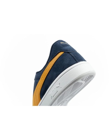 Puma men's sports shoes sneakers Smash 30 leather classic fashionable navy blue