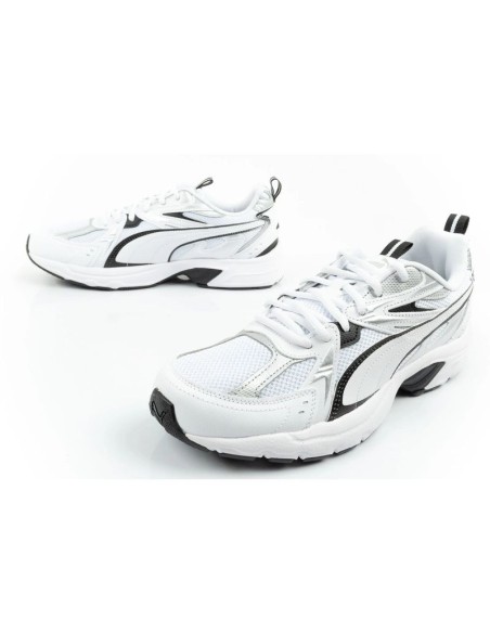 Puma men's sports shoes Milenio Tech sneakers white lightweight