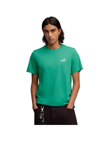 Puma Men's ESS Small No 1 Logo Tees Green 682535 40