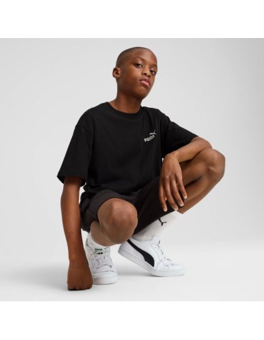 Puma ESS Small No 1 Logo Relaxed Tee for Kids Black 684920 01