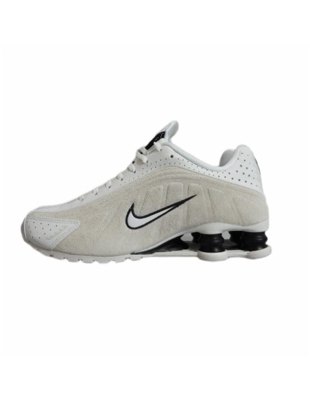 Nike Shox R4 Summit WhiteLight Orewood Brown Beige Women's Sports Shoes HQ7739100