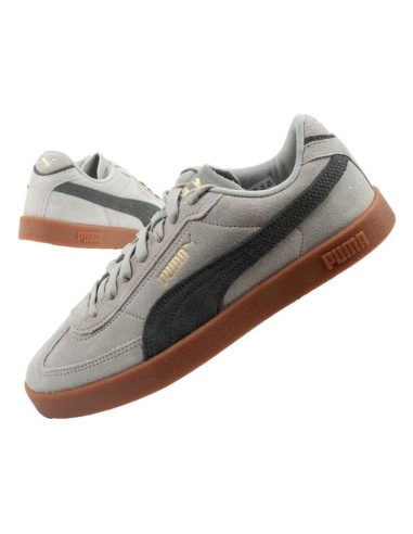 Puma Club II Era men's sports shoes leather sneakers gray