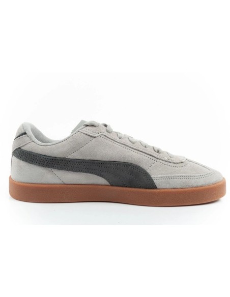 Puma Club II Era men's sports shoes leather sneakers gray
