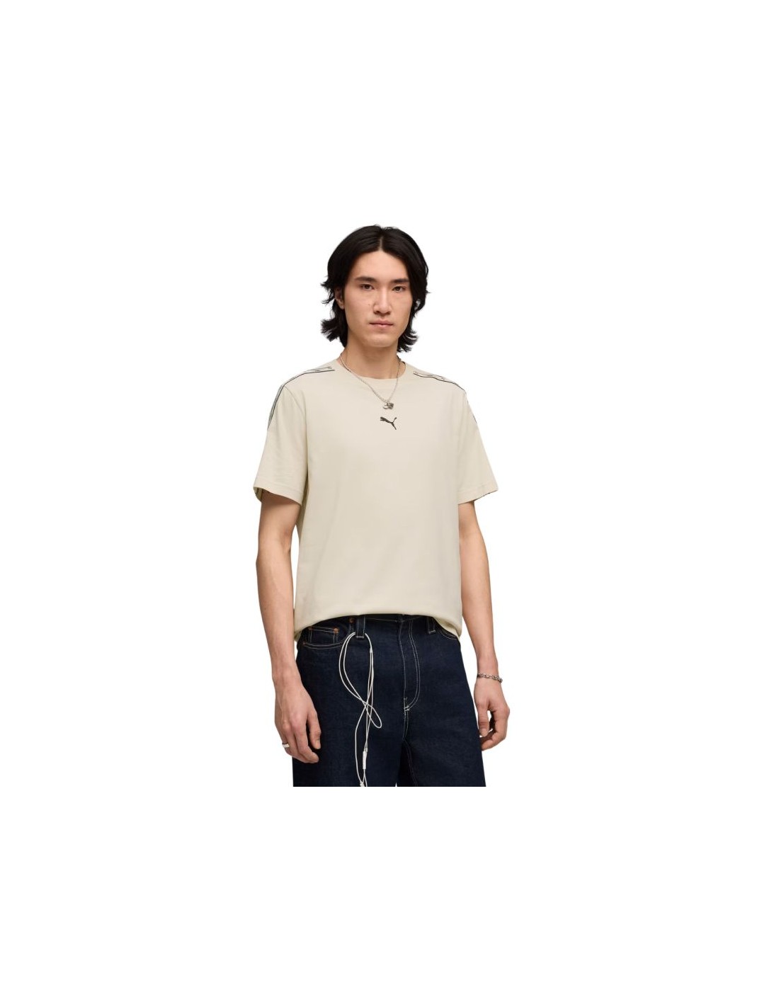 Men's Puma Tape Tee Tshirt beige 691693 87